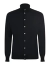 Filippo De Laurentiis Cardigan Bottoni ml Royal Merino In Black