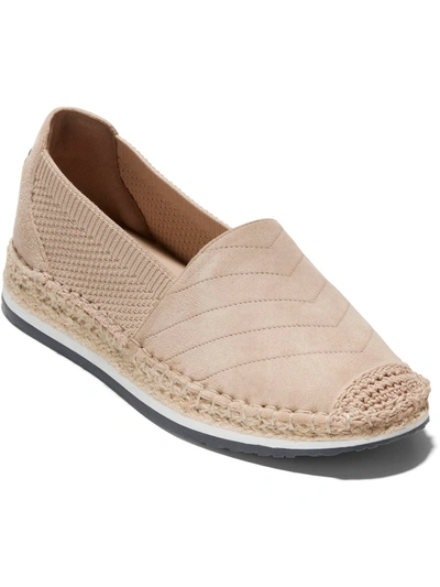 Cole Haan Espadrille Loafer Womens Mixed Media Casual Espadrilles In Beige