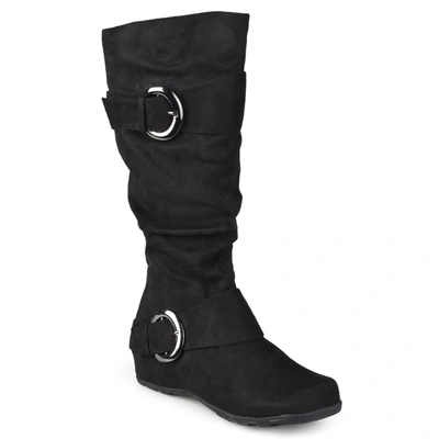 Journee Collection Collection Women's Extra Wide Calf Jester-01 Boot In Black