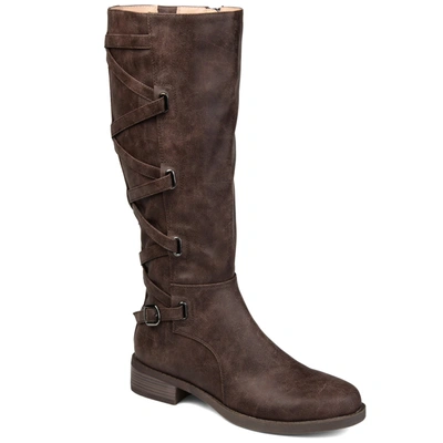 Journee Collection Collection Women's Carly Boot In Brown