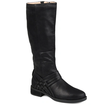 Journee Collection Collection Women's Wide Calf Meg Boot In Black