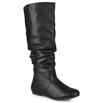 Journee Collection Collection Women's Extra Wide Calf Jayne Boot In Black