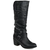 Journee Collection Journee Late Buckle Tall Boot In Black