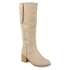 Journee Collection Journee Sanora Knee High Boot In White