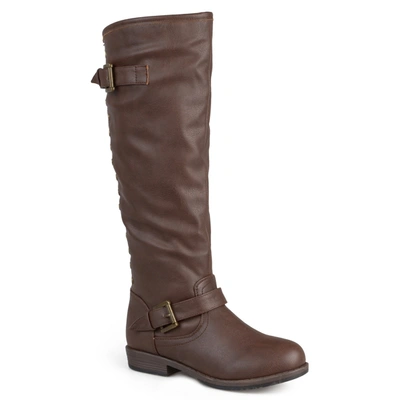 Journee Collection Journee Spokane Riding Boot In Brown