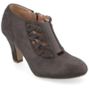 Journee Collection Collection Women's Wide-width Piper Bootie In Grey