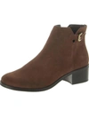 COLE HAAN WOMENS SUEDE ANKLE BOOTIES