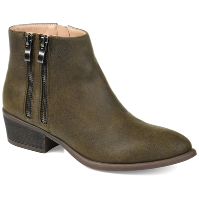 Journee Collection Collection Women's Jayda Bootie In Green
