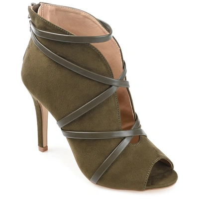 Journee Collection Collection Women's Samara Bootie In Green