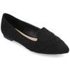 Journee Collection Journee Mindee Crisscross Toe Flat In Black