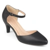Journee Collection Bettie Ankle Strap Pump In Black