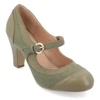 Journee Collection Collection Women's Wide Width Siri Pumps In Green