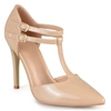 Journee Collection Womens Tru Pointed Toe High Stiletto Pumps In Brown