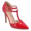 Journee Collection Womens Tru Pointed Toe High Stiletto Pumps In Red
