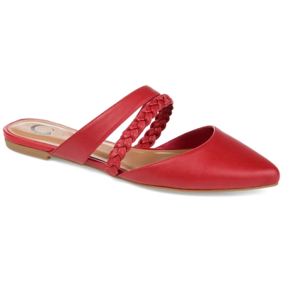 Journee Collection Collection Women's Tru Comfort Foam Narrow Width Olivea Mule In Red