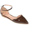 Journee Collection Reba Flat In Brown