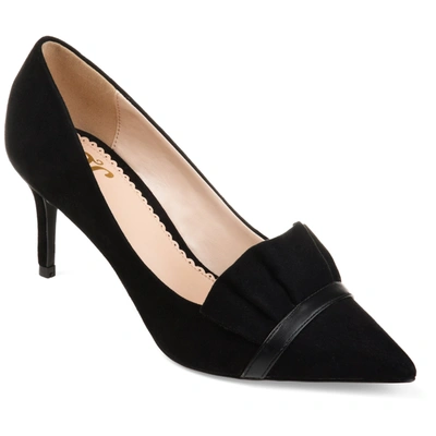 Journee Collection Journee Marek Ruffle Pump In Black
