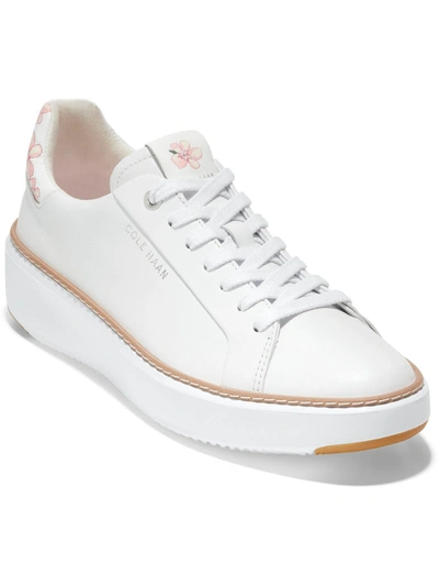 Cole Haan Grandprø Topspin Sneakers In White-dove