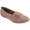 Journee Collection Collection Women's Wide Width Marci Flat In Grey