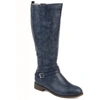 Journee Collection Collection Women's Tru Comfort Foam Extra Wide Calf Ivie Boot In Blue
