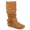 Journee Collection Women's Wide Calf Shelley-6 Boot Women's Shoes In Pink
