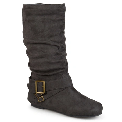 Journee Collection Collection Women's Shelley-6 Boot In Grey