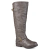 Journee Collection Collection Women's Wide Calf Spokane Boot In Grey