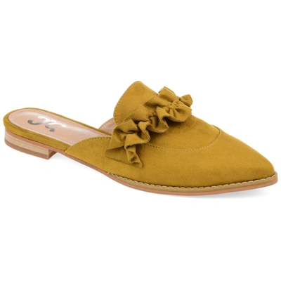 Journee Collection Journee Kessie Mule In Chartreuse
