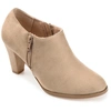 Journee Collection Collection Women's Comfort Sanzi Bootie In Brown