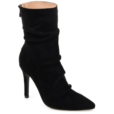 Journee Collection Collection Women's Wide Width Markie Bootie In Black