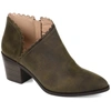 Journee Collection Journee Tessa Scallop Trim Bootie In Green