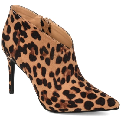 Journee Collection Collection Women's Tru Comfort Foam Demmi Bootie In Leopard