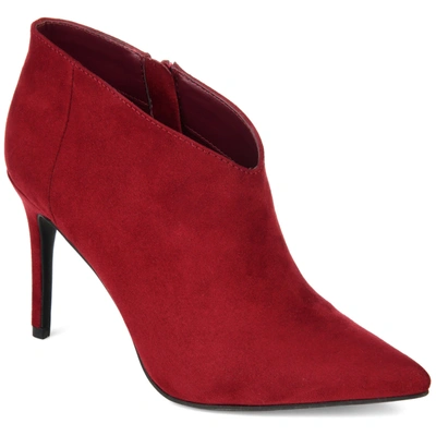 Journee Collection Collection Women's Tru Comfort Foam Demmi Bootie In Red