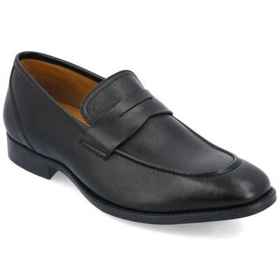 Thomas & Vine Bishop Apron Toe Penny Loafer In Black