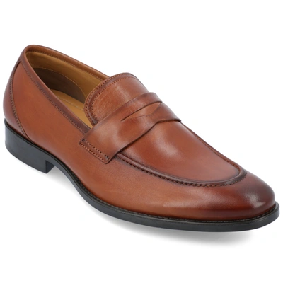 Thomas & Vine Barlow Apron Toe Penny Loafer In Brown