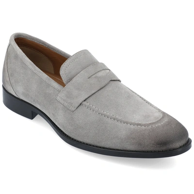 Thomas & Vine Bishop Apron Toe Penny Loafer In Grey