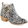 Journee Collection Journee Rebel Side Zip Bootie In Multi