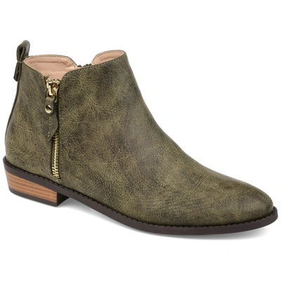 Journee Collection Collection Women's Ellis Bootie In Green