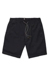 Volcom Frickin' Drawstring Waist Shorts In Navy