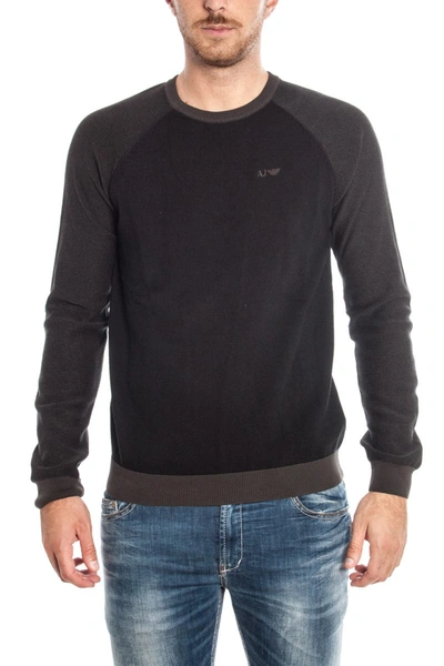 Armani Jeans Sweater In Black