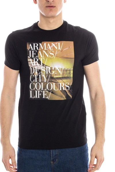 Armani Jeans Topwear In Black