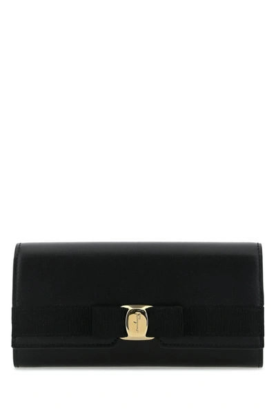 Ferragamo Salvatore  Wallets In Black Black