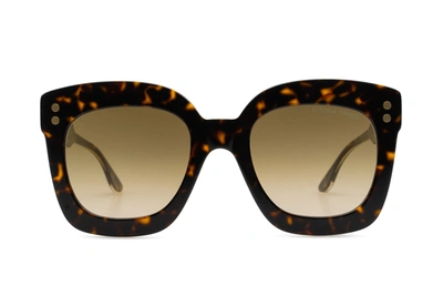 Bottega Veneta Bv0238s 002 Square Sunglasses In Brown