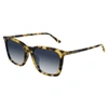 Bottega Veneta Bv0251sa 005 Square Sunglasses In Blue
