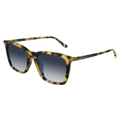 Bottega Veneta Bv0251sa 005 Square Sunglasses In Blue