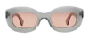 GARRETT LEIGHT DOLORES 2139-48-CELE/SWTR RECTANGLE SUNGLASSES