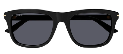 Gucci Gg1444s 001 Square Sunglasses In Grey