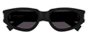 SAINT LAURENT SL 618 001 OVAL SUNGLASSES