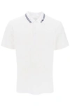 BURBERRY BURBERRY POLO WITH STRIPED COLLAR