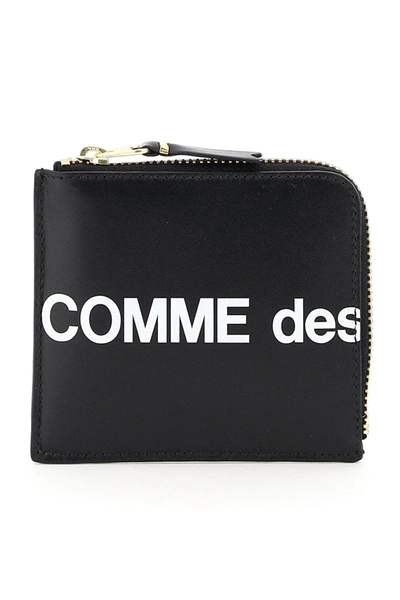 Comme Des Garçons Comme Des Garcons Wallet Maxi Logo Wallet In Black